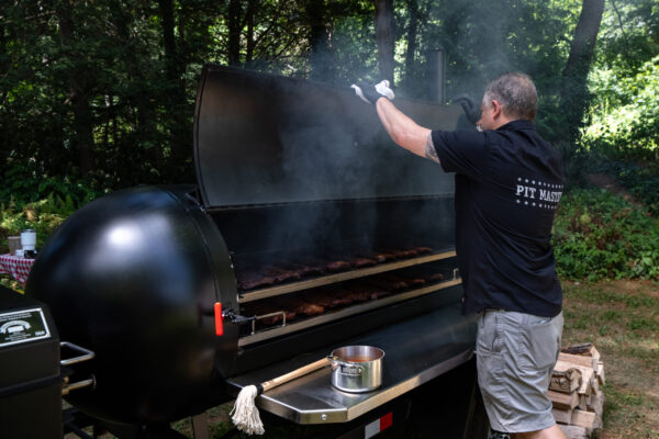 Andy Opening Smoker w Meats 2