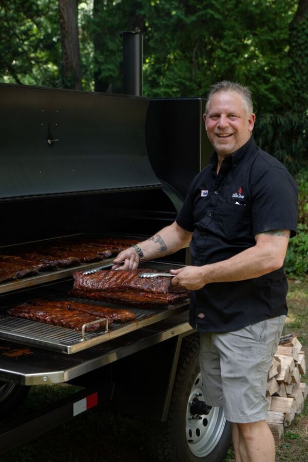 Andy Husbands grilling