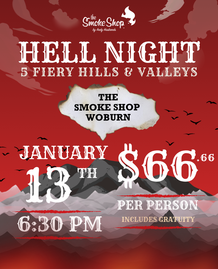 The Hottest Night of the Year: HELL NIGHT at The Smoke Shop (1/13/27)